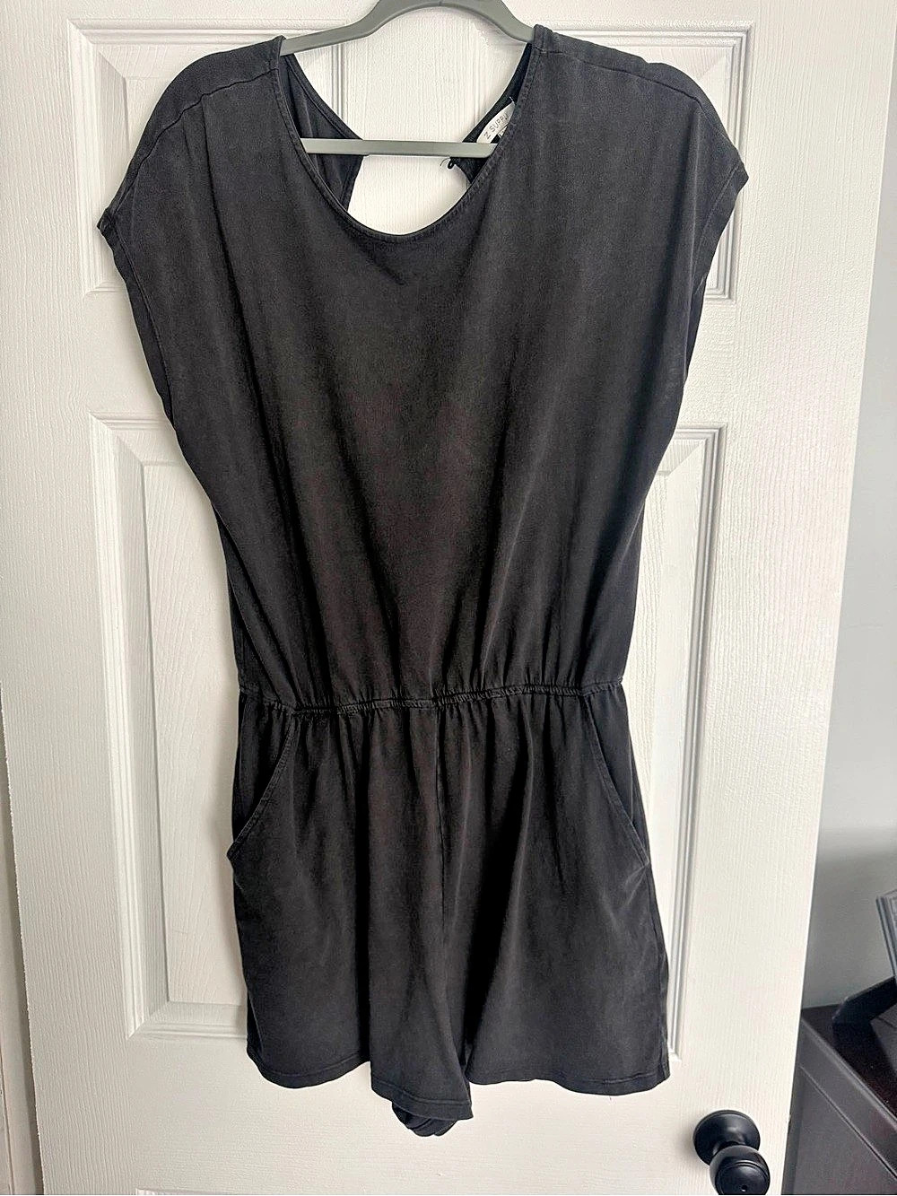 Z Supply Adira Romper Black Size Medium